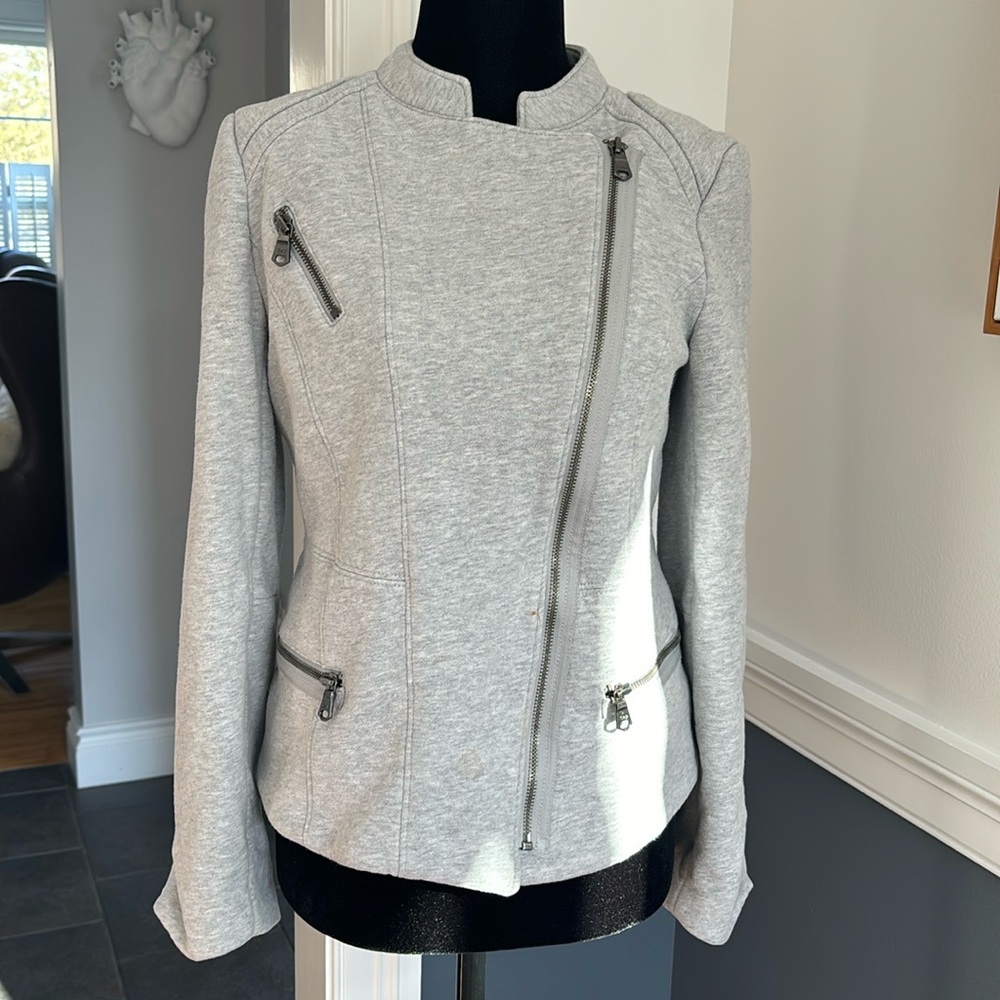 Gap Grey Women’s Moto Jacket size small